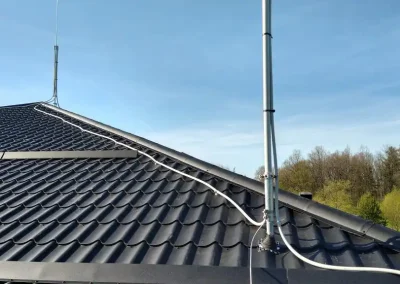 Montáž hromosvodu